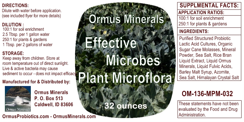 Effective Microbes Plant Microflora