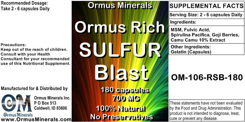 Sulfur Supplement